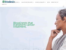 Tablet Screenshot of biodesix.com